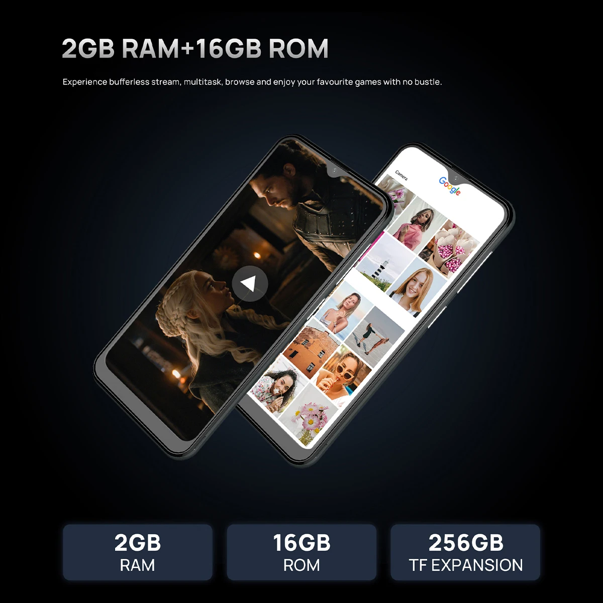 Imagem -04 - Doogee-smartphone X93 Mt6580 Quad Core Bateria de 4350mah 2gb de Ram 16gb Rom Polegadas de Tela Android 10 Barato