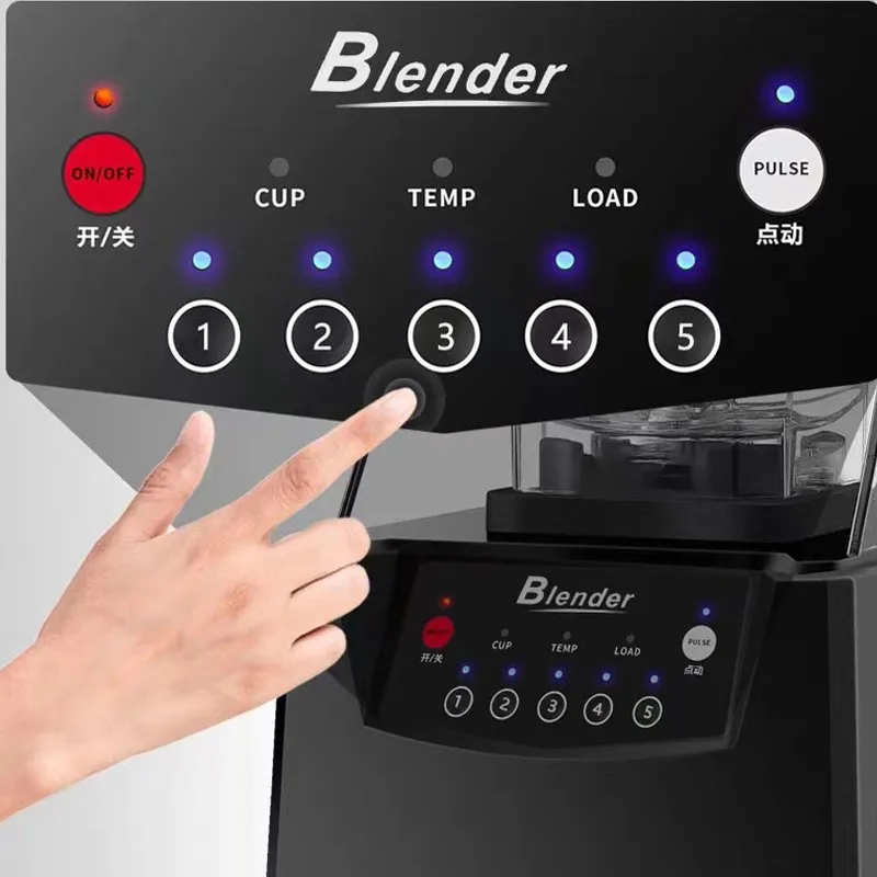 Soundproof Cover Cooking Machine, misturador silencioso, espremedor inteligente, quebrar a parede Smoothies e gelo esmagado, loja de chá de leite