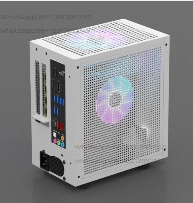 M21/M31 Mini ITX Case - 1U PSU & 120mm Radiator Support, Low-Profile GPU Compatible, Compact HTPC Chassis