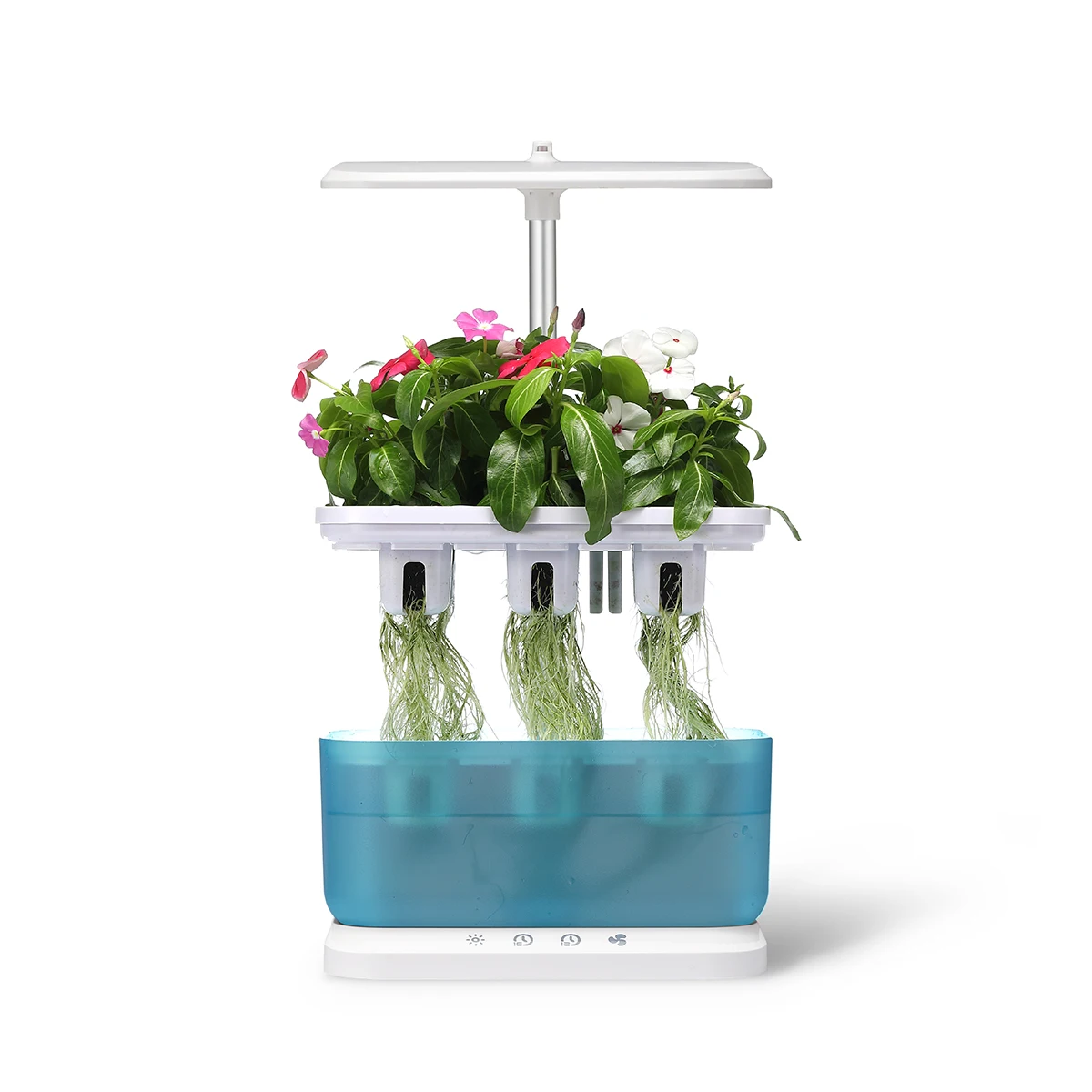 Indoor Home Mini Smart Garden Kit Hydroponic Pot Planting System Self-watering Pot with Light Emitting Diode Light