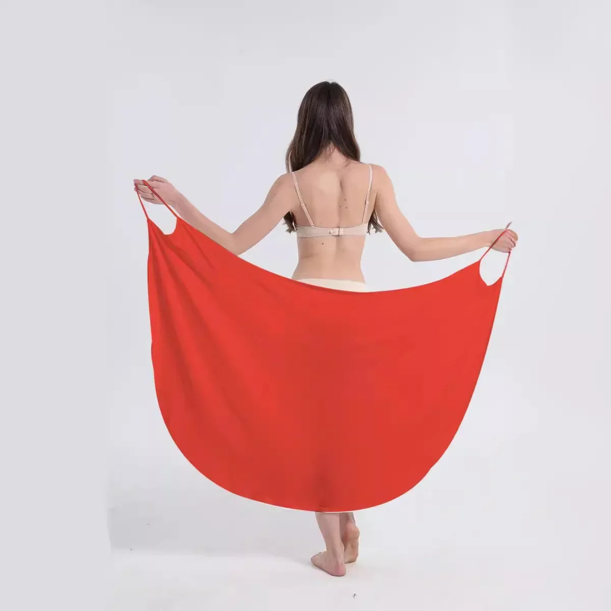 Verano playa Sexy mujer Color sólido vestido envolvente protección solar Bikini cubrir pareos traje de baño femenino trajes de baño