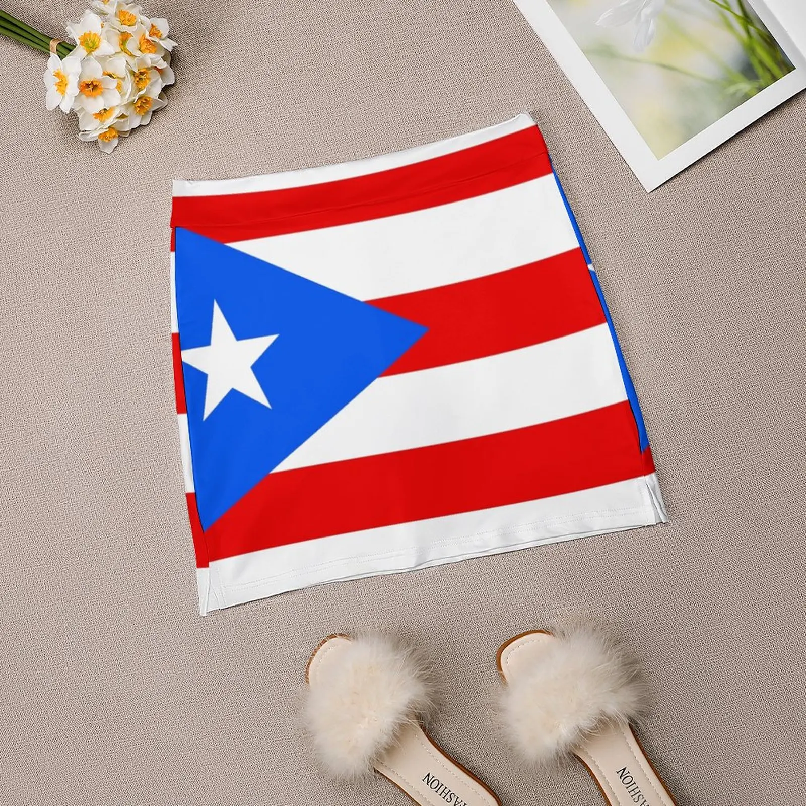 Puerto Rico Flag Women\'s skirt Aesthetic skirts New Fashion Short Skirts Flag Banner International State Patriot Country