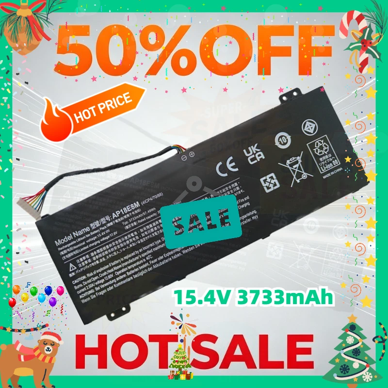 

AP18E8M Laptop Battery for Acer Nitro 5 AN515-54 AN515-55 AN517-51 AN515-44 Nitro AN715-51 PH317-53 PH315-52 PH317-52 AP18E7M