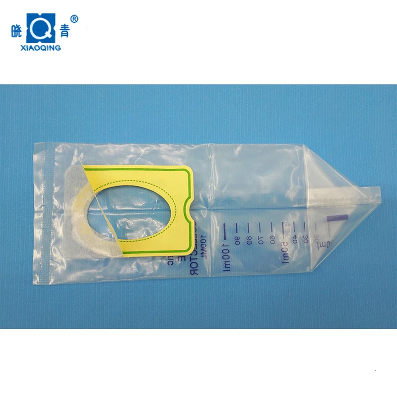 100 pcs disposable pediatric urine collector one time use baby use urine bag 100ml