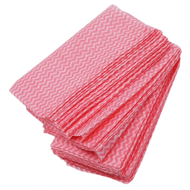 80Pcs/lot Washing Dish Towel Non-stick Towel Bag Oil Wiping Rags New Environmental Disposable Magic Kitchen Cleaning Cloth Tool