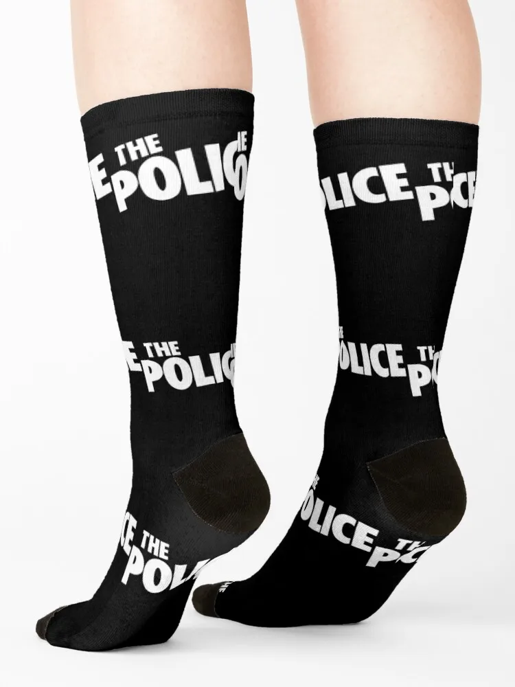 the police synchronicity album new logo Socks floral christmas stocking men cotton high quality with print Socks For Man Women's