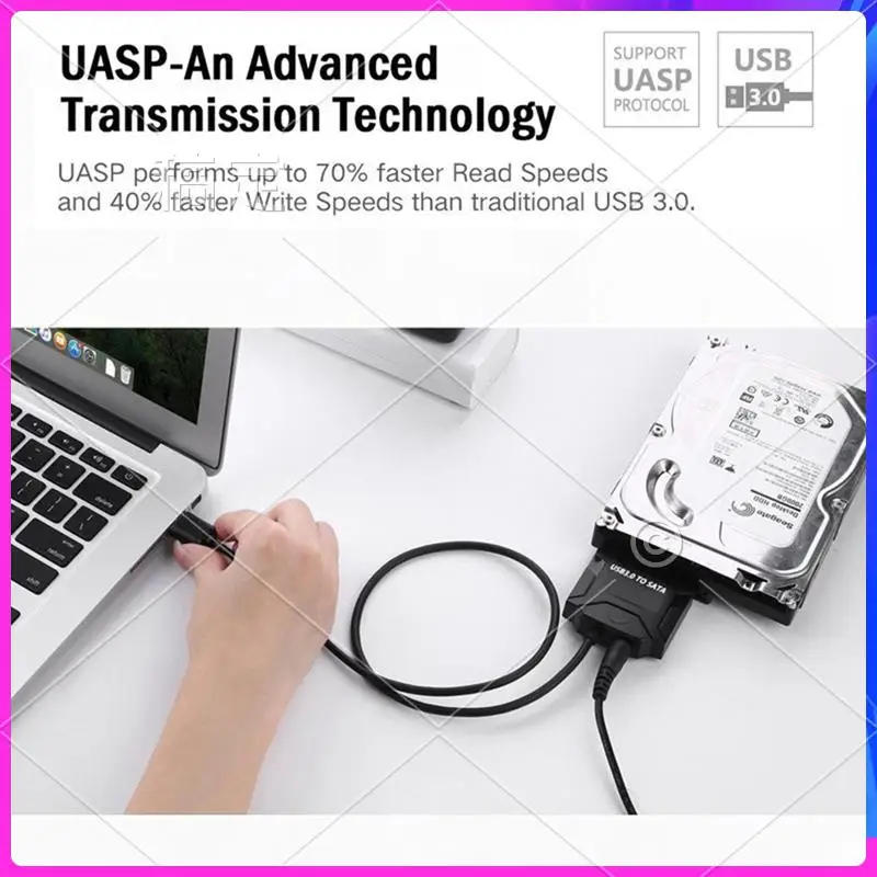 

Кабель-адаптер ABT-Sata Конвертер USB 3.0 в Sata 2,5/3,5-дюймовый жесткий диск для HDD SSD Кабель USB3.0 в Sata