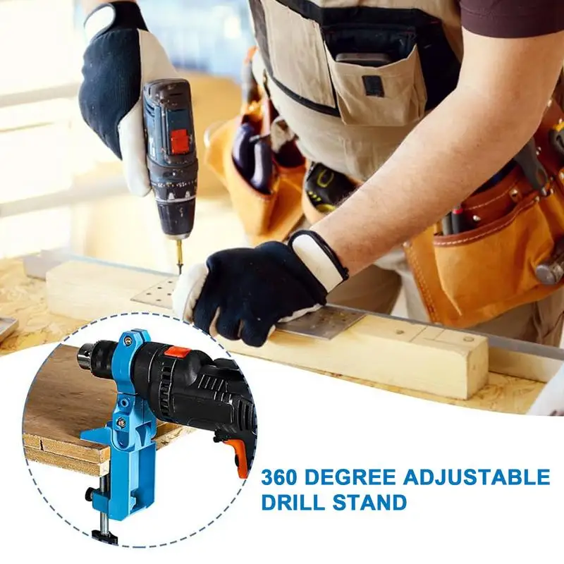 Adjustable Drill Stand Rotary Electric Drill Stand Grinder Holder Countertop Hand Grinder Tools Clamping Bracket For Men Father