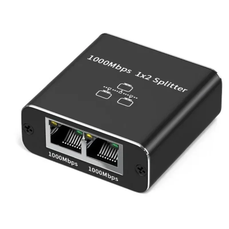 Limited Offer Home Network Splitter, Broadband Network Cable Splitter, TV Computer Network Cable 1 To 2 Interface Adapter