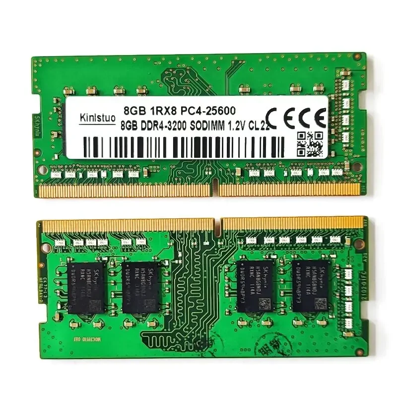 Оперативная память Kinlstuo DDR4 8 ГБ 3200 МГц для ноутбука DDR4 8 ГБ 1RX8 PC4-3200AA-SA2-11 SODIMM 1,2 В ddr4