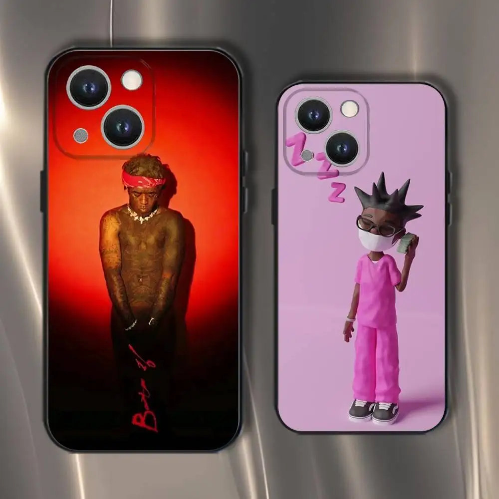 

Rapper Lil Uzi Vert Pink Tape Phone Case For iPhone 16,15,14,13,12,11,Pro,XS,Max,XR,Plus,E,SE4,Mini Black Soft Cover