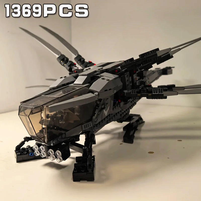 

1369PCS Icons Technical Dune Atreides Royal Ornithopter Model Building Blocks Fit 10327 Set Creative Bricks Toys ornament Gifts
