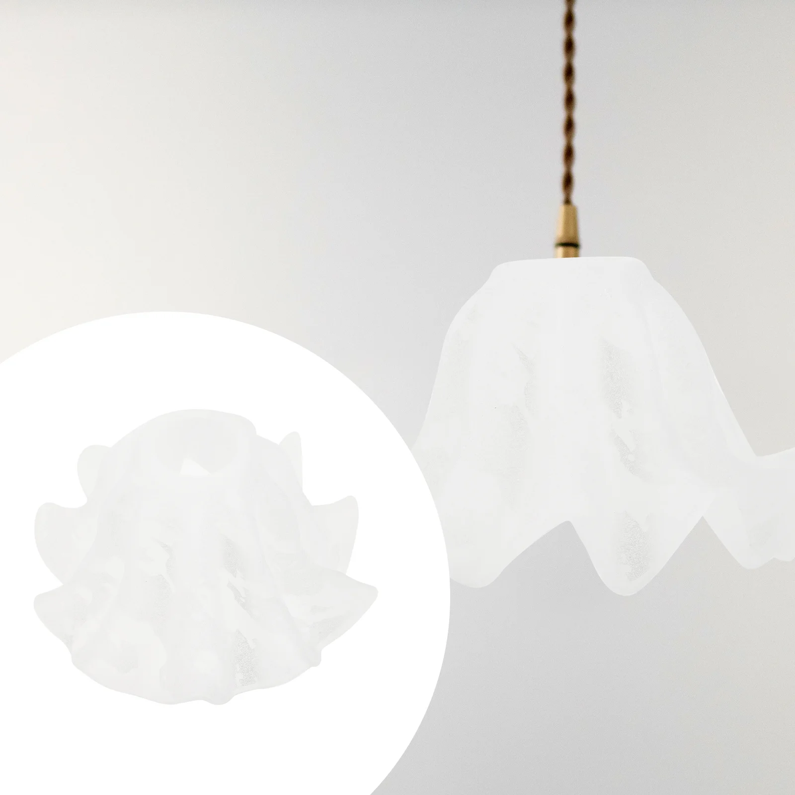 

Glass Lamp Shade Replacement Practical Durable Decorative Lamps Shade for Wall Lamp Chandelier Light Cover Small Lampshade