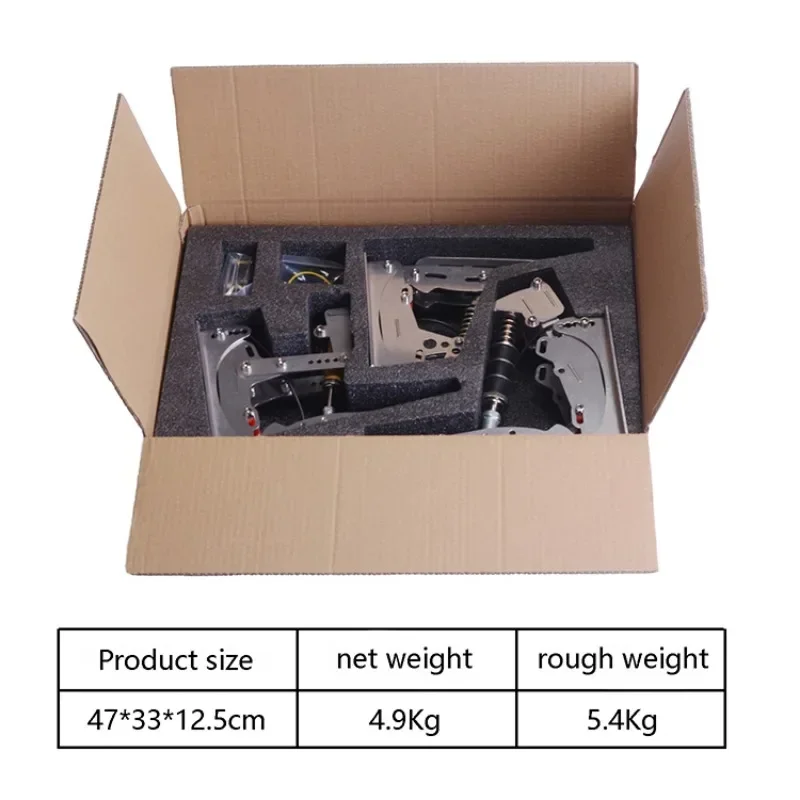 Pedal sensor berat profesional simulasi balap
