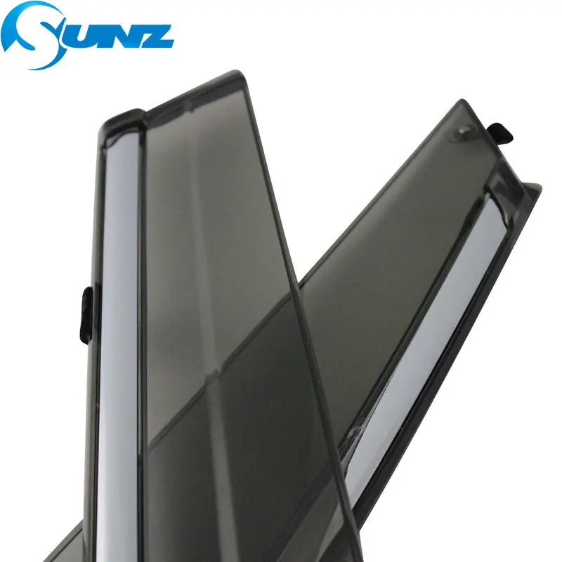 Window Visor For Dodge Ram 1500 Cerw Cab 2019 2020 2021 2022 2023 Awning Shelter Shade Sun Rain Deflector Guard Auto Accessories