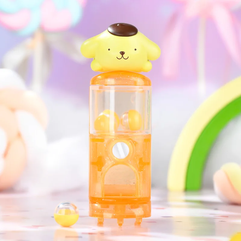 Miniso Sanrio Familie Mini Gashapon Maschine Blind Box Spielzeug Desktop-Dekoration niedlichen Cartoon-Modell Kuromi Kinder Geburtstags geschenk