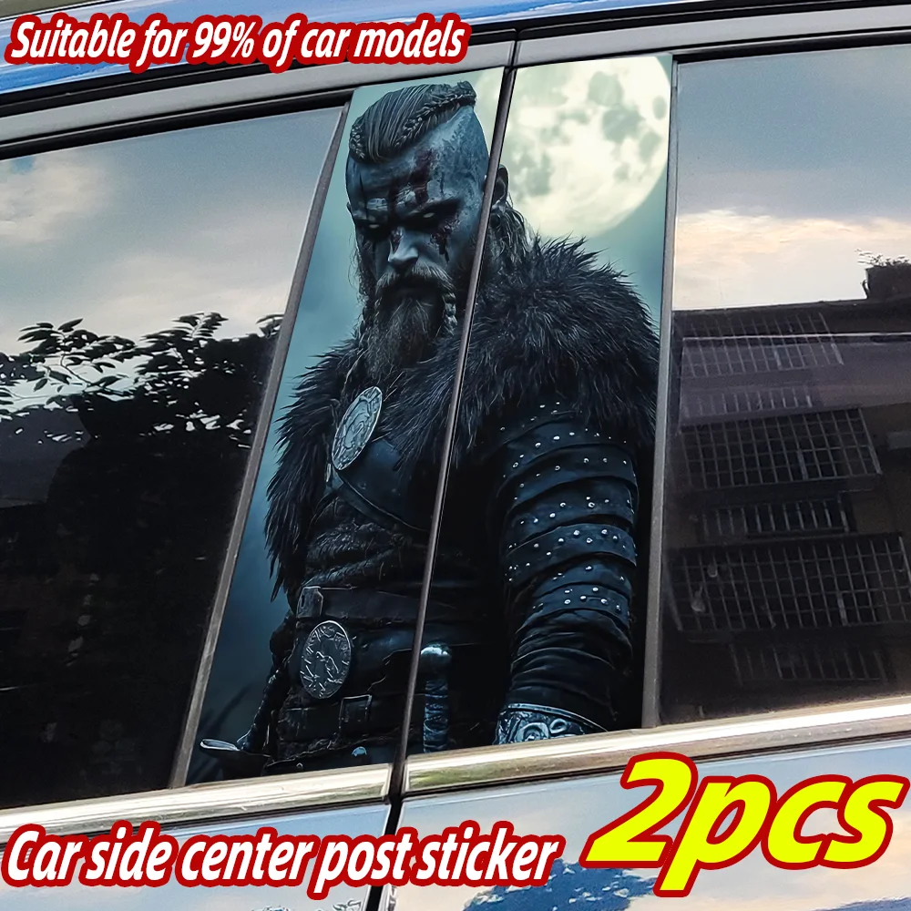 

Viking Car Stickers Car B-pillar Vinyl Decals Waterproof Auto Center Pillar Sticker Cover Scratches Vehicle Decors Accessories