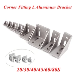 Aluminum 2020 Corner Bracket fitting 2028 2040 3030 4040 Corner Angle Bracket for Connector Aluminum Profile CNC Router