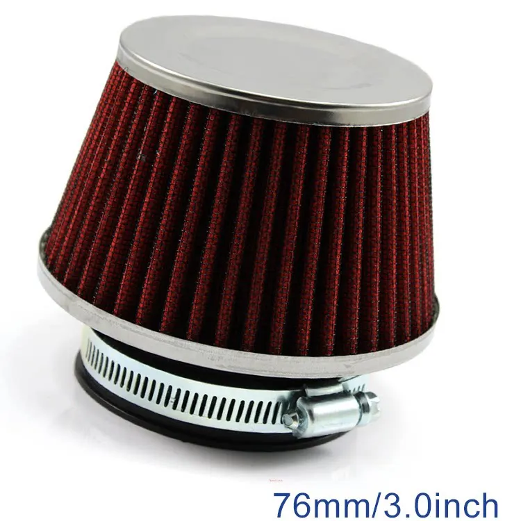 

Car air intake air filter modified mushroom head filter large flow mushroom head air intake filter element factory direct sales