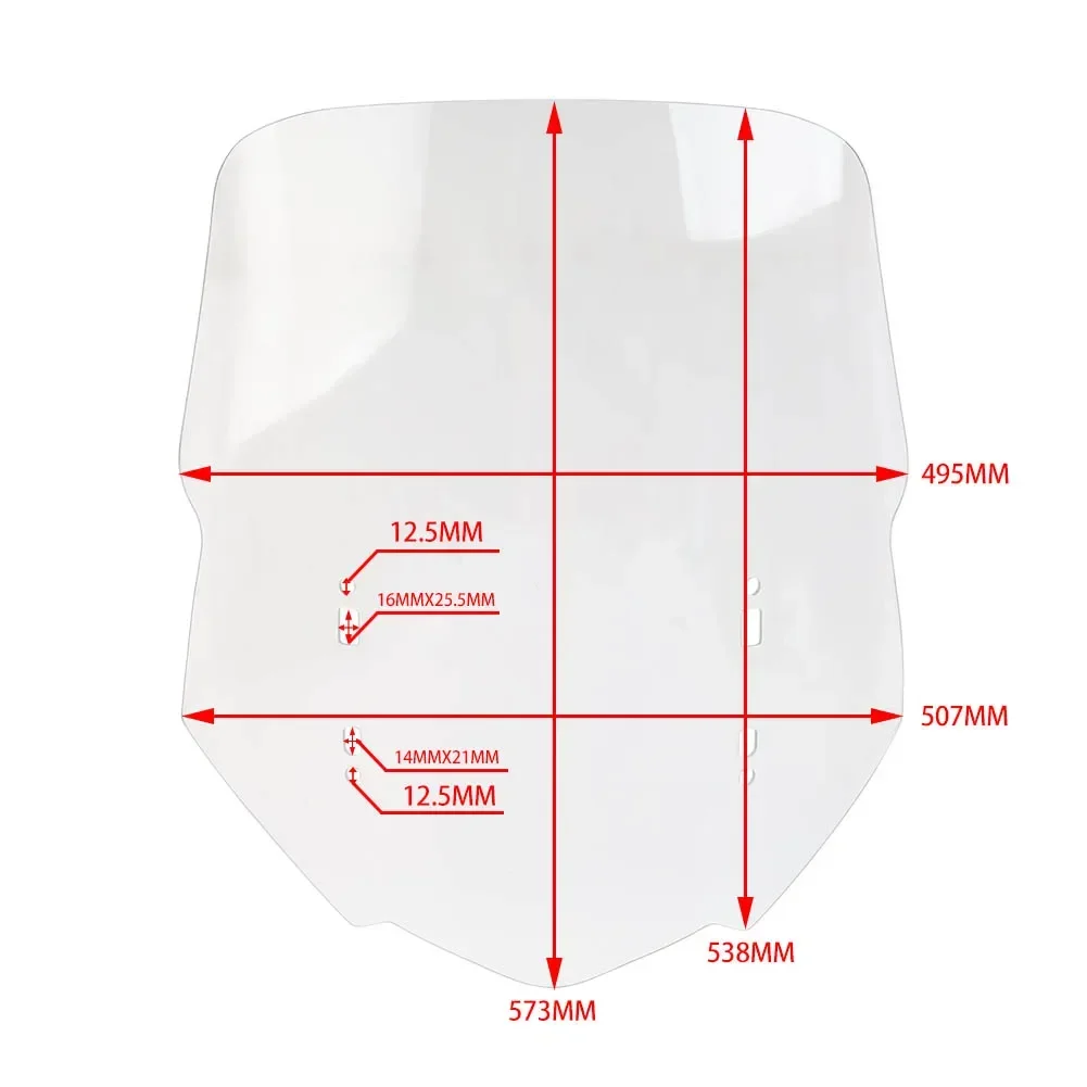 لهوندا الذهب الجناح GL1800 GL 1800 2018 2019 2020 2021 2022 2023 23 "واضح للدراجات النارية الزجاج الأمامي الرياح Delfector
