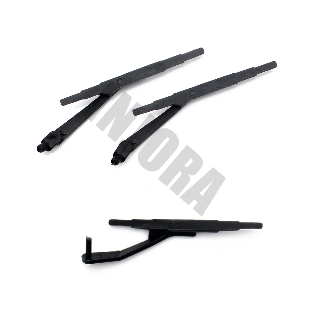 INJORA 1:10 RC Crawler Black Rubber Wiper for Axial SCX10 90046 90047 D90 Body Shell Parts