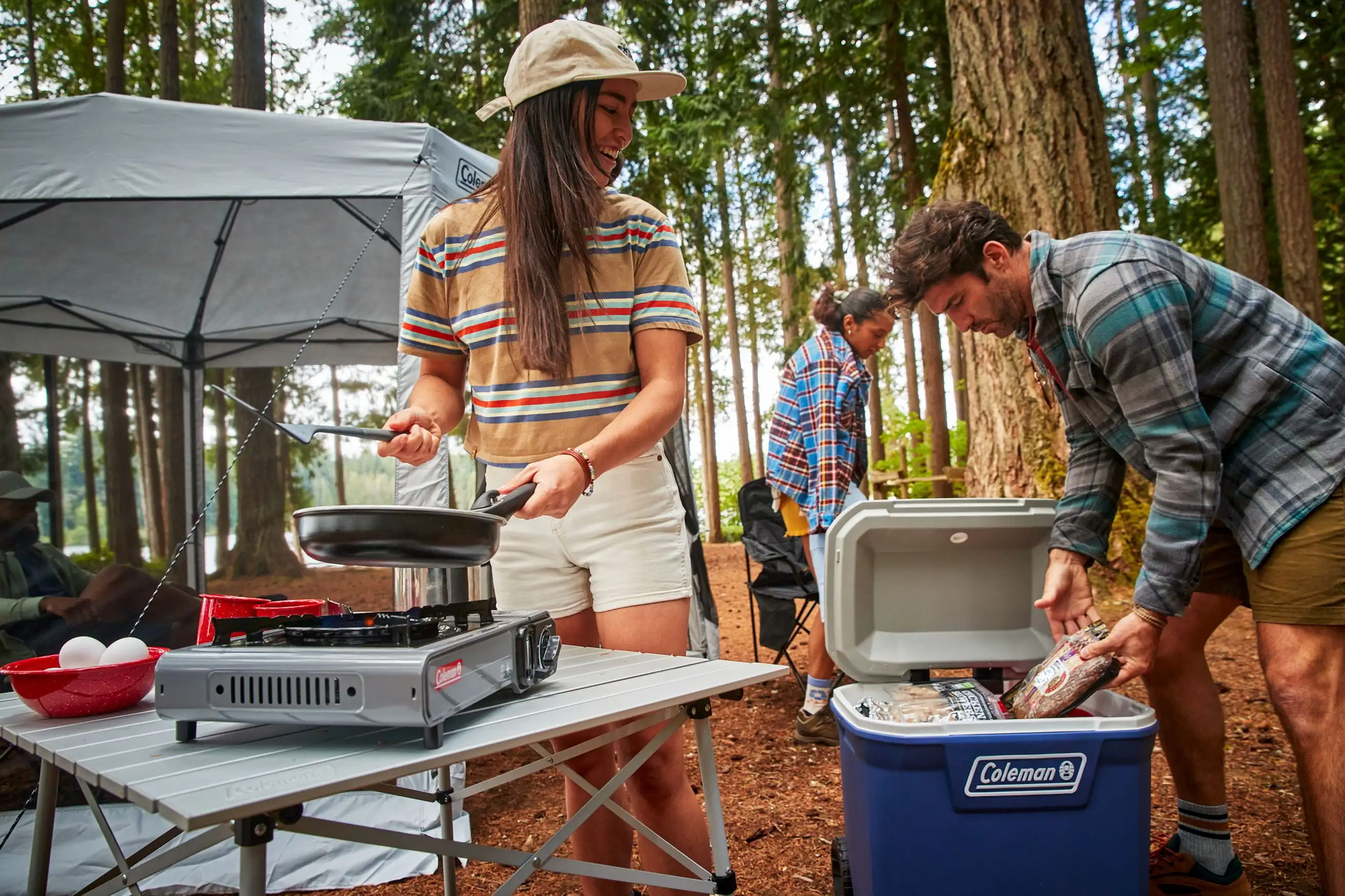 Coleman Camp Bistro-estufa de campamento de butano, 1 quemador