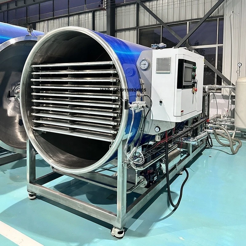 CE Industrial Lyophilizer Freeze Dryer for Mangoes Peas Carrots Scallions Cilantro Ready-to-eat Soups Staple Foods Porridge