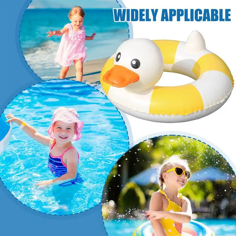 Babies Donut Swimming Ring Inflatable Pool Float Teen Kids Swimming Circle Baby Swim Tube Water Play Swimming Pool Toys