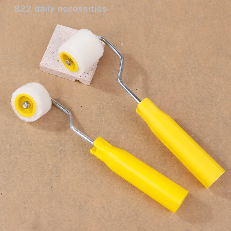 Mini Paint Rollers Doors And Ceilings Wool Brushes Extra Small Paint Roller Wall Repair Paint Brush Touch Up Trim Edge Brush