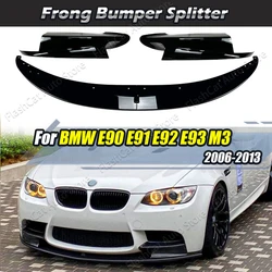 Front Bumper Lip Splitter Diffuser Body Kit Spoiler Bumper Guard Protector For BMW 3 Series E90 E91 E92 E93 M3 2006-2013 ABS