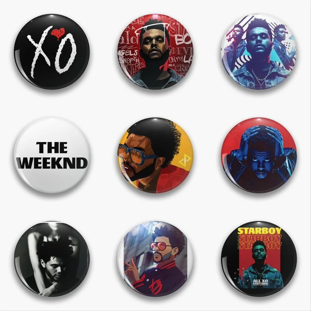 the Weeknd pins broche pin anime customized Clothes  Lapel cute Badge  cute Metal  Clothes