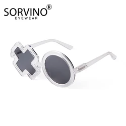 SORVINO Fashion Irregular Sunglasses Children XO Shaped Brand Designer Round Sun Glasses Baby Girls Eywear UV400 Outdoor Shades