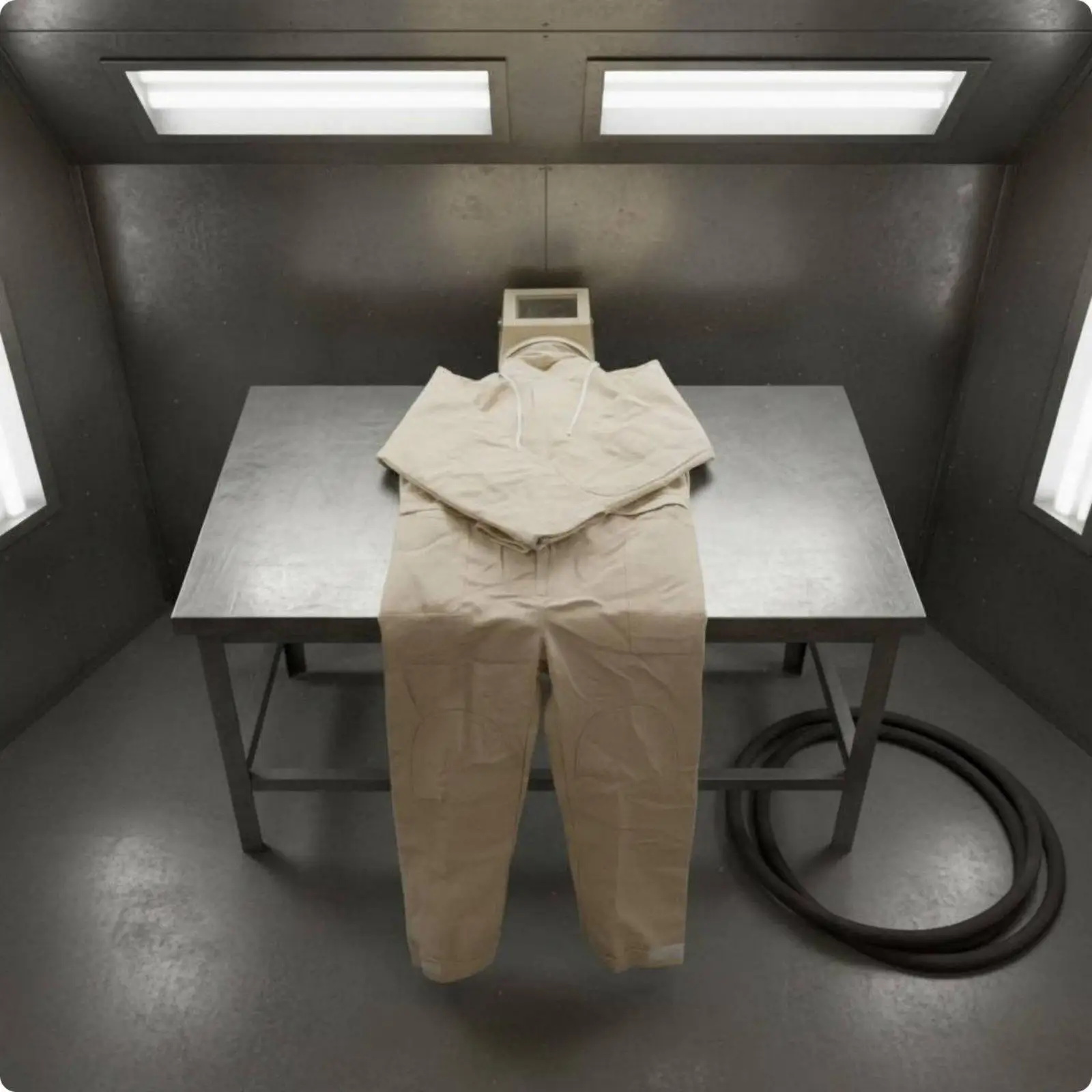 Canvas Sandblasting Suit Grit Resistant Workwear Coverall for Surface Finishing Painting and Workshop Use