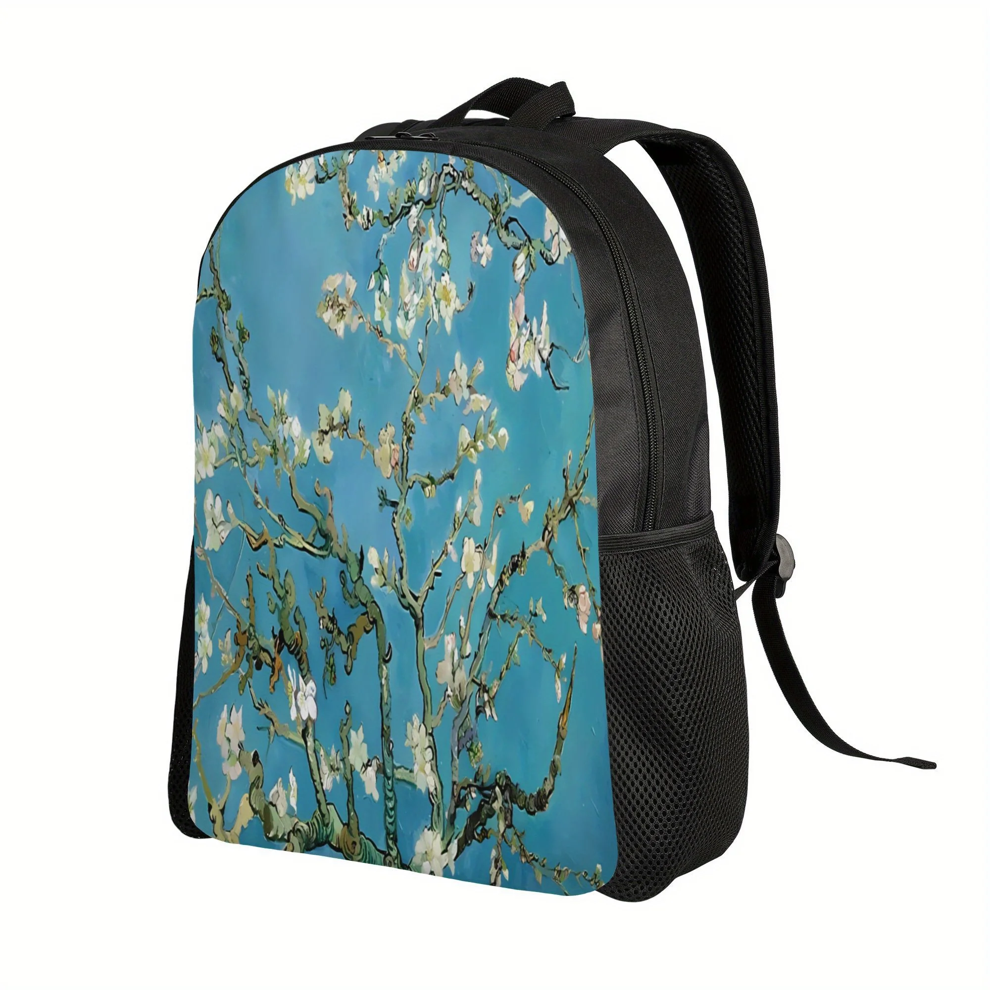 

Casual single-layer backpack inspired by Van Gogh's apricot blossoms. A beautiful and unique choice for everyday use
