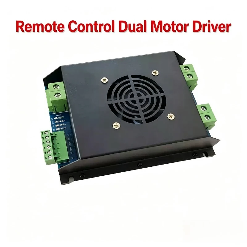 Motor Controller Driver 2 Channel Dual Drive Remote Control Crawler Lawn Mower ESC High Power 12V 24V For Model