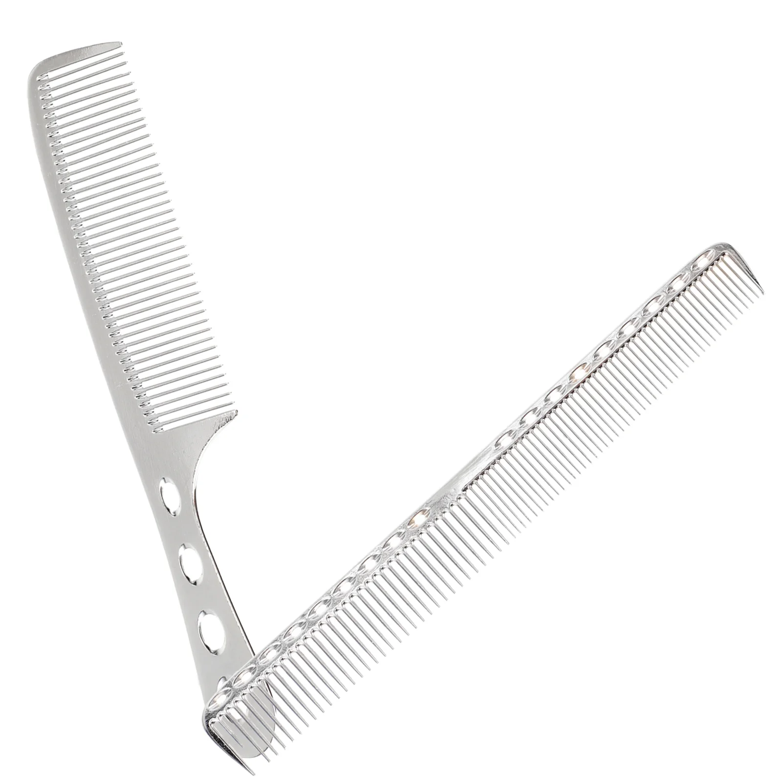 

Парикмахерская Антистатическая Расческа для парикмахерских ультратонкая расческа для волос из нержавеющей стали расческа для стрижки волос для женщин и мужчин