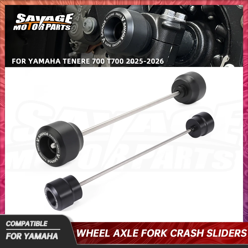 

2026 Tenere 700, вилка заднего колеса, ползунки для Yamaha T700 XTZ700 Rally Extreme Explore, ступица переднего колеса, защита от столкновений