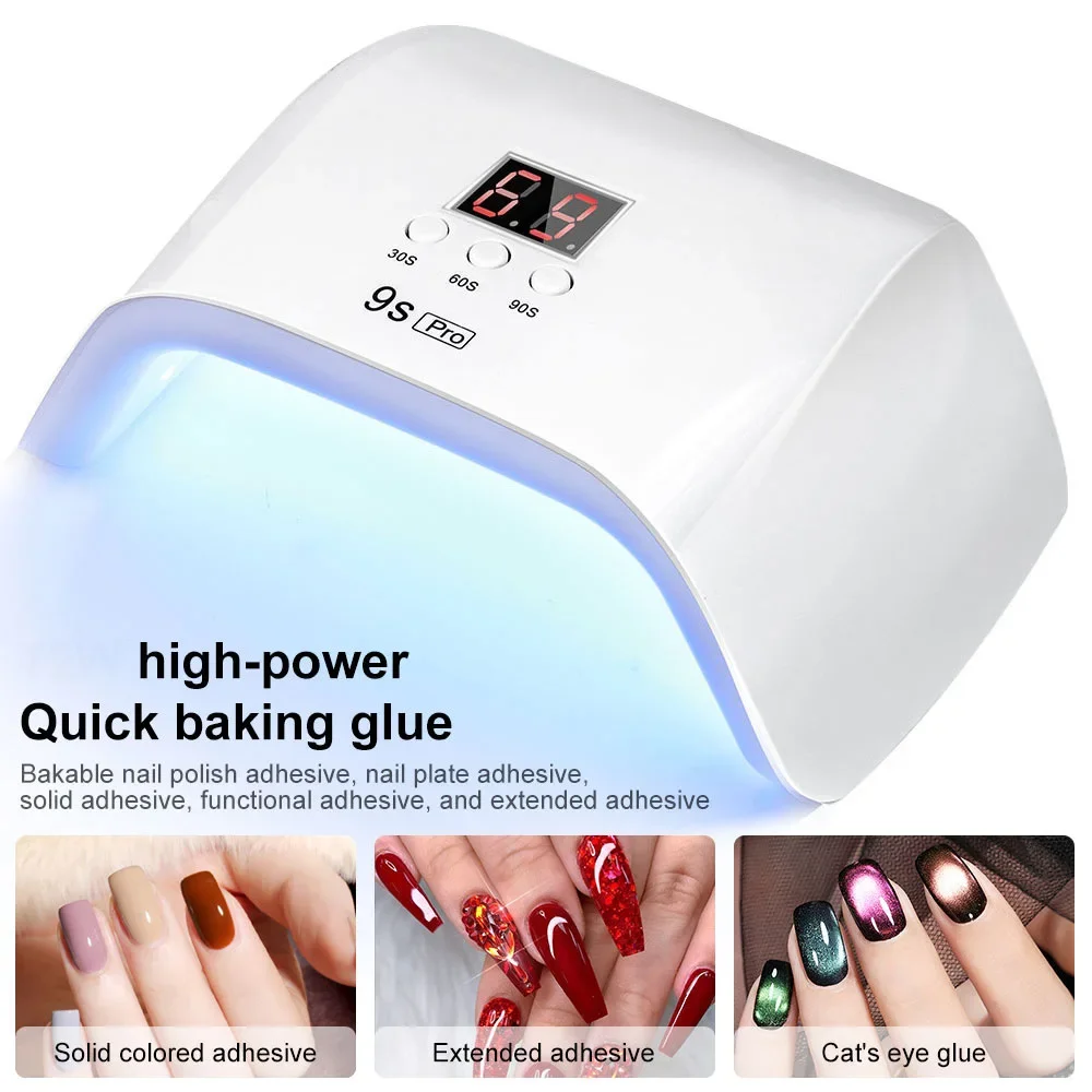 Mini secador de uñas portátil, lámpara de manicura UV de 24 LED, para uso doméstico, para secado de esmalte de uñas con Cable USB