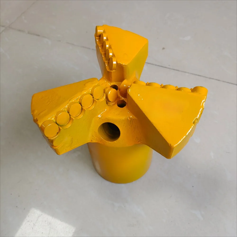 1pc Water Well Drilling Bit OF Drilling Machine Part/3 Wings Diamond Compact PDC Drill Bit Geological Prospecting