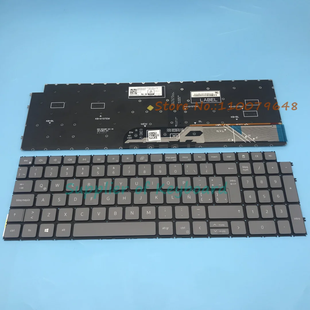

Клавиатура с подсветкой для ноутбука Dell Inspiron 15 3511 3515 15 5510 5515 7510 16 Plus 7610 15,6