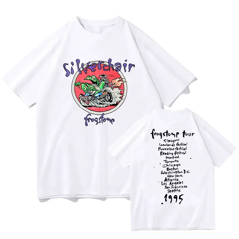 Cotton Women/Men Tee-shirt Silverchair Frogstomp 1995 T-shirts High Quality Cotton Comfortable Tshirts Summer Casual Camisetas