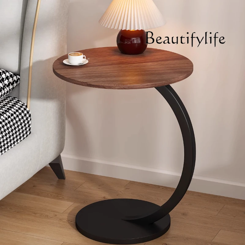 

Small Round Coffee Table Designer Aesthetic Unique Cheap Simple Accessories Side Table Standing Dinner Outdoor Meubles Furniture