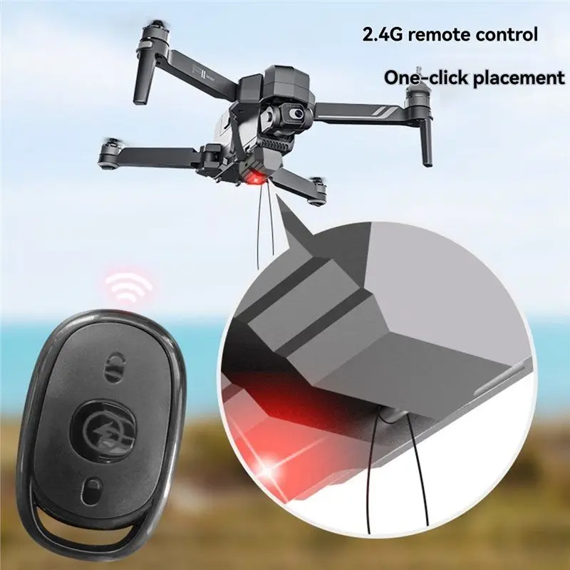Y44A Drone Airdrop System for DJI Mini 3 Pro/Mini 4 Pro/Mini 2/SE, Fishing Bait Delivery Wedding Ring Gift Dropper with Remote