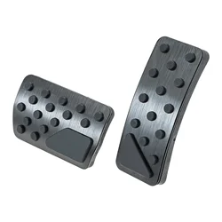 2 Pcs Car Accelerator Brake Pedals Protectors Non-Slip Rubber For Jeep 2011-2021 Grand Cherokee Dodge Durango Car Accessories