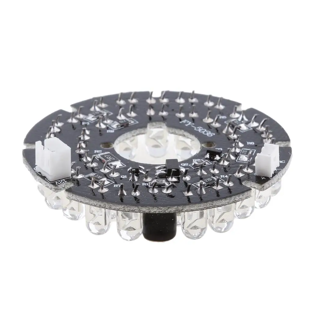 36 Infrared LED Module Illuminated Lamp Board Replacement Dome Type for IR Lights for Camera