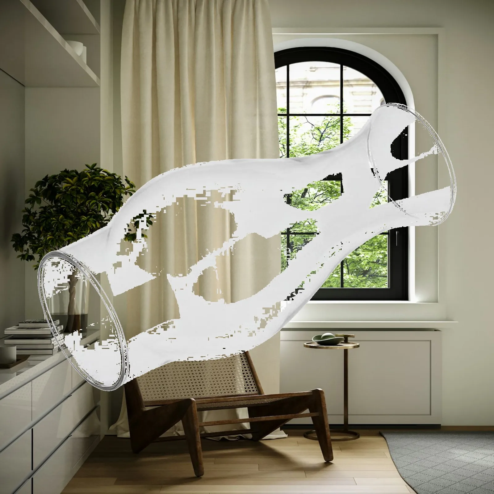 Oil Lamp Glass Shade Heat-Resistant Lighting Accessory Long-Lasting