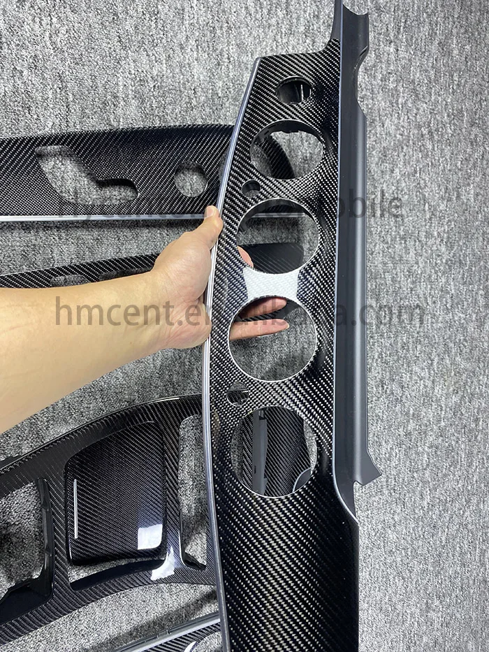 Fabrik Direkt Auto Carbon Fiber Innen Fit für Merc-es Bez W213 2016-2023 Auto Innen Instrumentierung