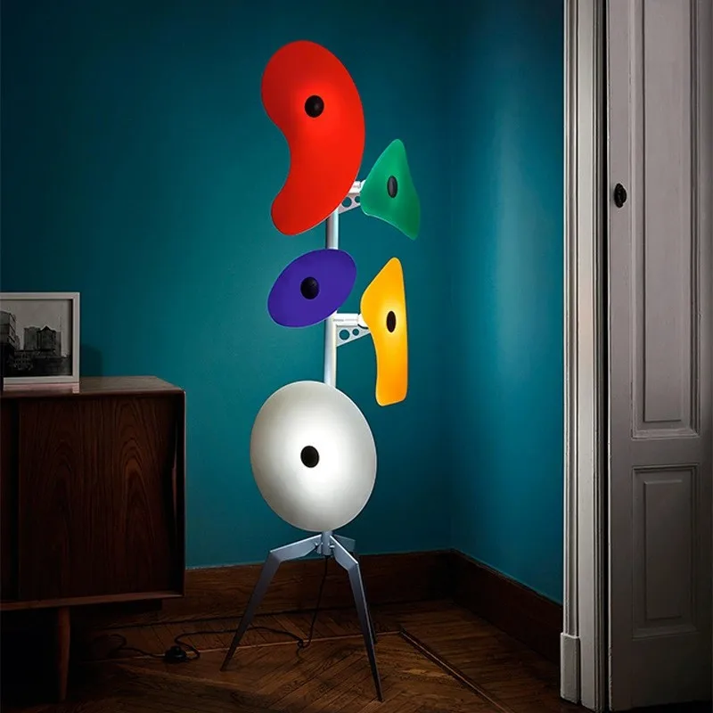 Foscarini Orbital Floor Lamp Art Acrylic Standing Floor light for Living Room Corner Bedside Designer Floor Lamp