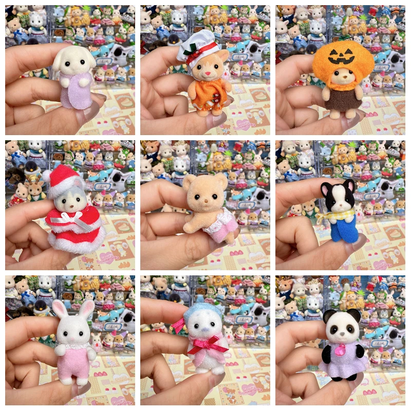 Sylvanian Families Speelgoed Meisjes Ternurines Cadeausets Anime Calico Critters Speelgoed voor meisjes Speelgoedkeukens Figuren Schattige kleine baby 4