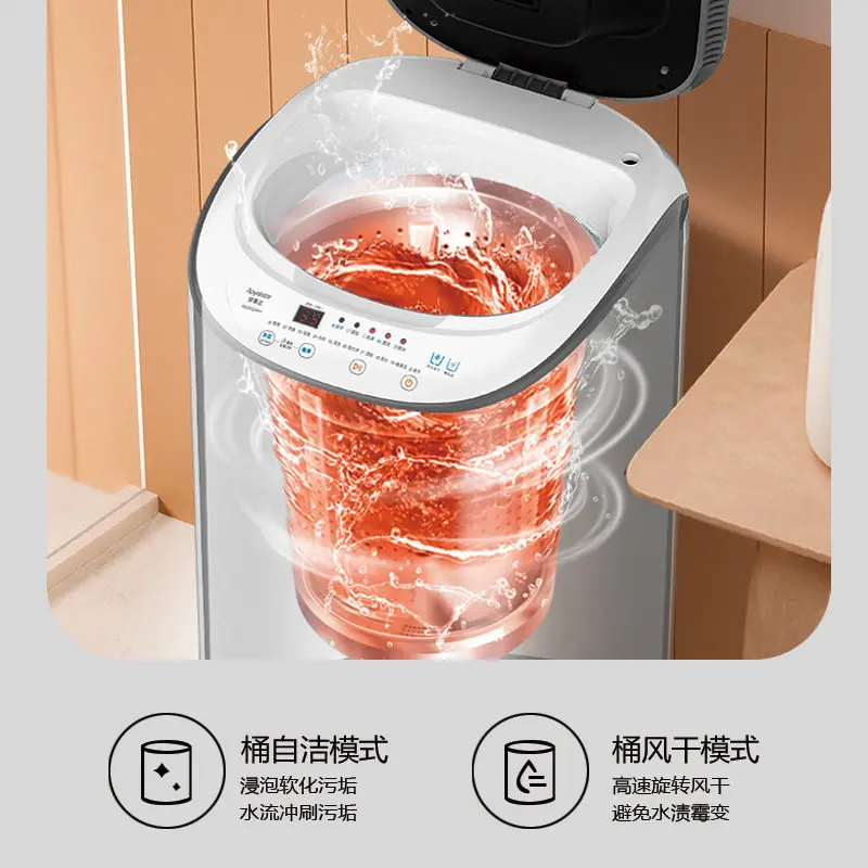 Baby Dedicated Mini Washer Dryer Combo Fully Automatic High Temp Sterilize Home Use